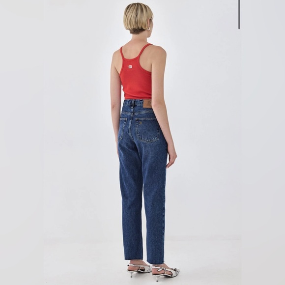 De Rococo No.5 High Waist Straight Cropped Denim - Picture 2 of 11